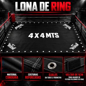 LONA DE RING PUGIL 4x4 mts